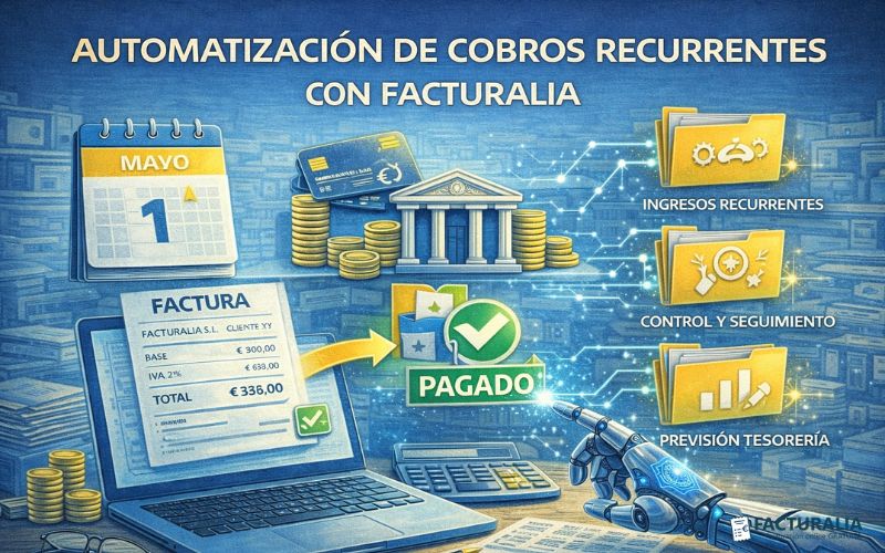 Automatización de cobros recurrentes con Facturalia: cómo optimizar tu facturación periódica y asegurar ingresos estables Automatización de cobros recurrentes con Facturalia