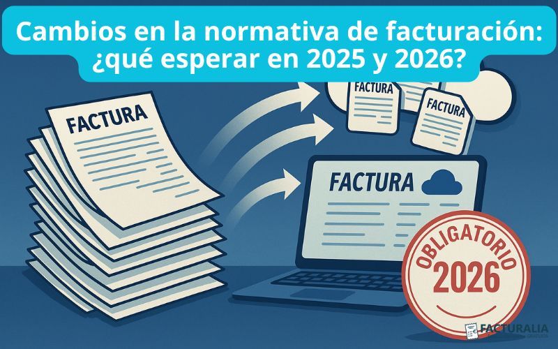 Cambios en la normativa de facturación