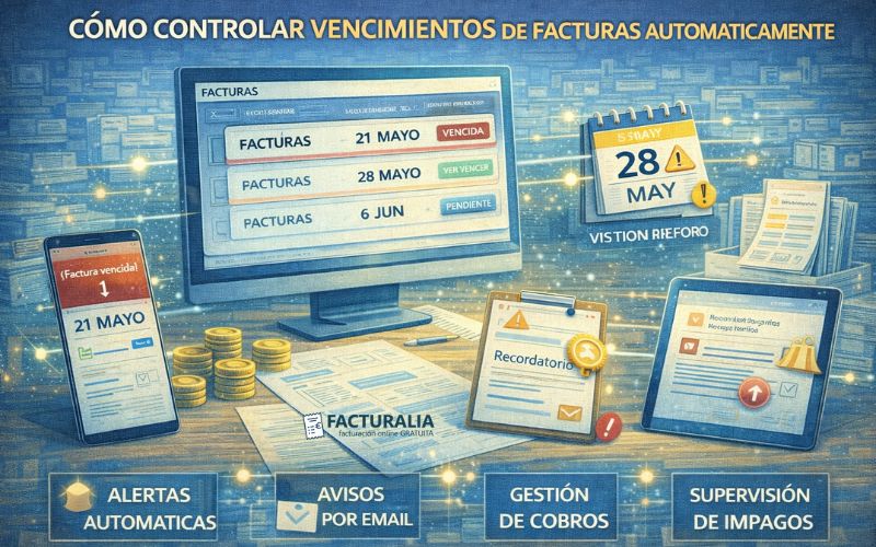 Cómo controlar vencimientos de facturas automáticamente: guía práctica para mejorar tu gestión de cobros y evitar impagos Cómo controlar vencimientos de facturas automáticamente