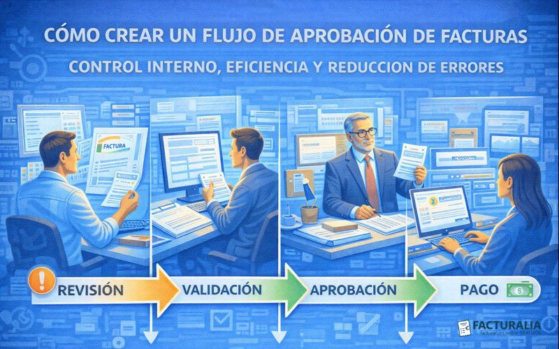 Cómo crear un flujo de aprobación de facturas: control interno, eficiencia y reducción de errores Cómo crear un flujo de aprobación de facturas: control interno