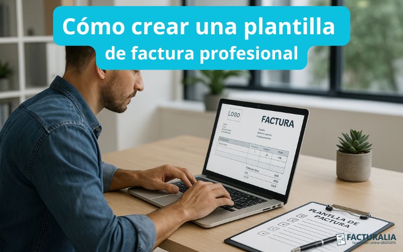 crear una plantilla de factura