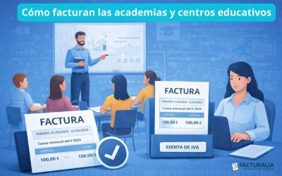 Cómo facturan las academias y centros educativos