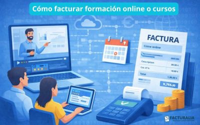 Cómo facturar formación online o cursos