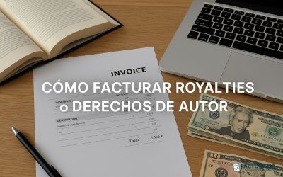Cómo facturar royalties o derechos de autor