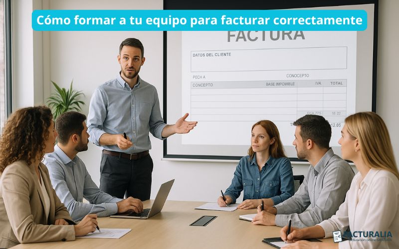 formar a tu equipo para facturar correctamente