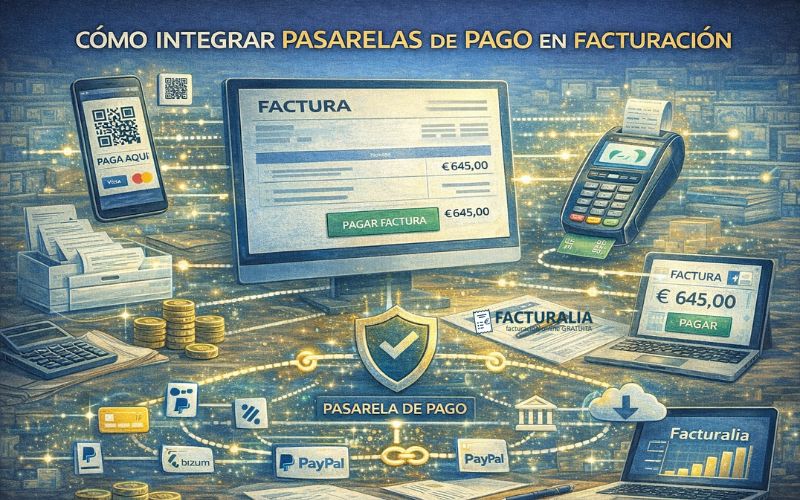 Cómo integrar pasarelas de pago en facturación: claves para automatizar cobros y mejorar la experiencia del cliente Cómo integrar pasarelas de pago en facturación