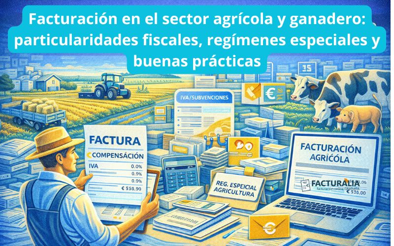Facturación en el sector agrícola y ganadero: particularidades fiscales, regímenes especiales y buenas prácticas Facturación en el sector agrícola y ganadero
