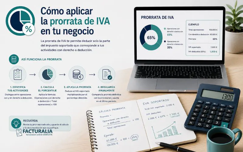 prorrata IVA facturación