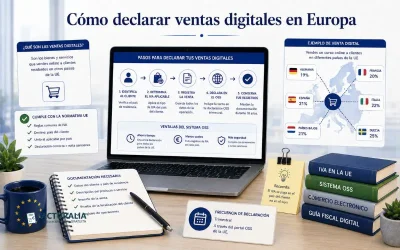 Cómo declarar ventas digitales en Europa