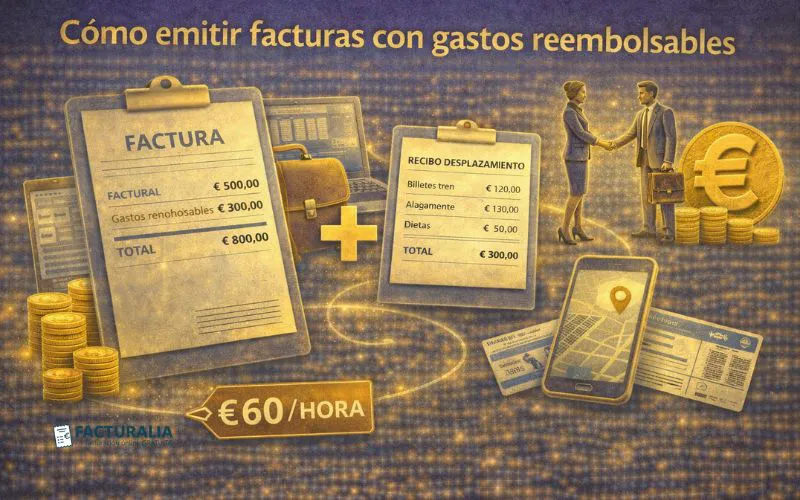 gastos reembolsables factura