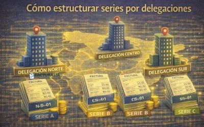 Cómo estructurar series por delegaciones