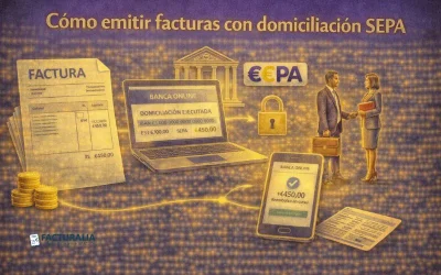 Cómo emitir facturas con domiciliación SEPA