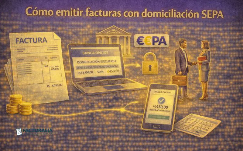 domiciliación SEPA facturación