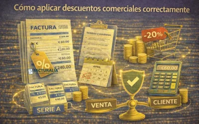 Cómo aplicar descuentos comerciales correctamente