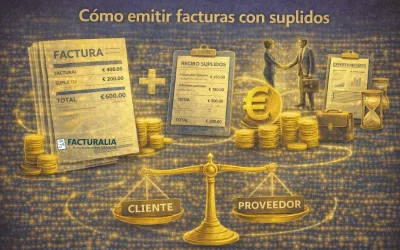 Cómo emitir facturas con suplidos
