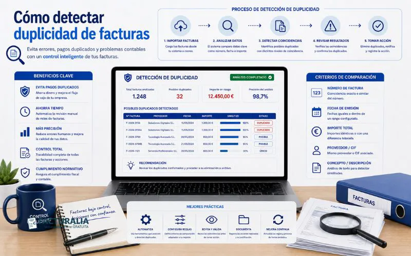 facturas duplicadas control