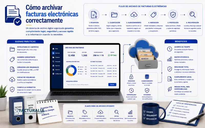 Facturalia archivo electrónico facturas
