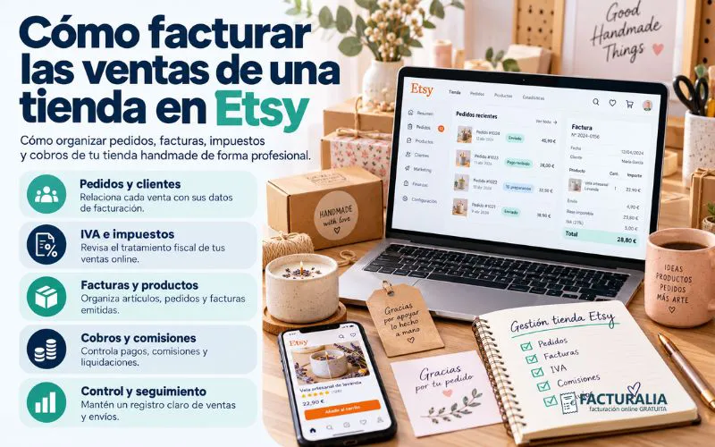 facturación tienda Etsy