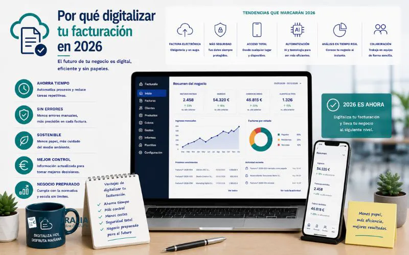 digitalizar facturación 2026