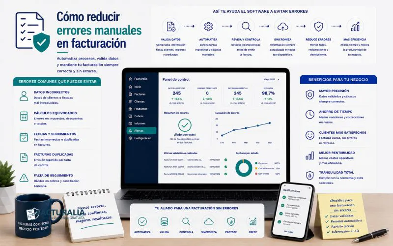 errores manuales facturación