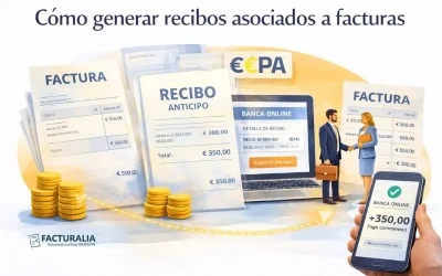 Cómo generar recibos asociados a facturas