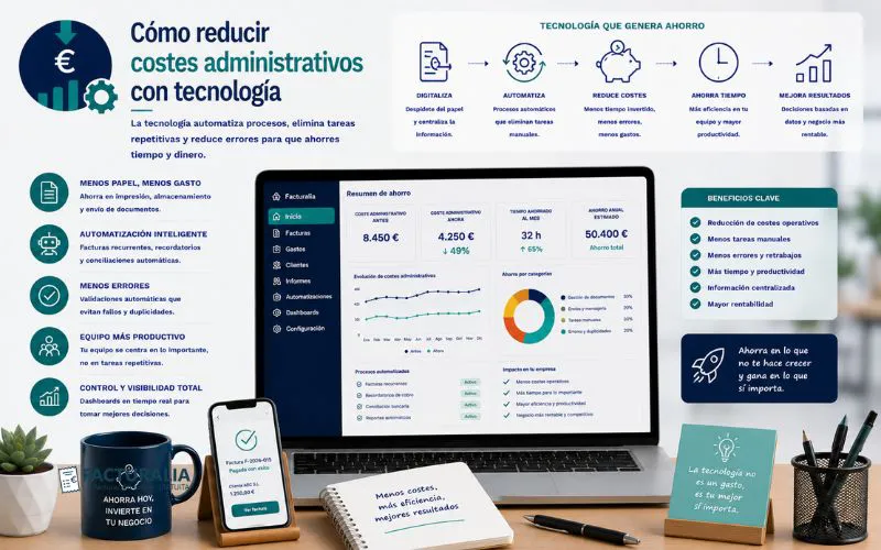 Facturalia reducir costes administrativos