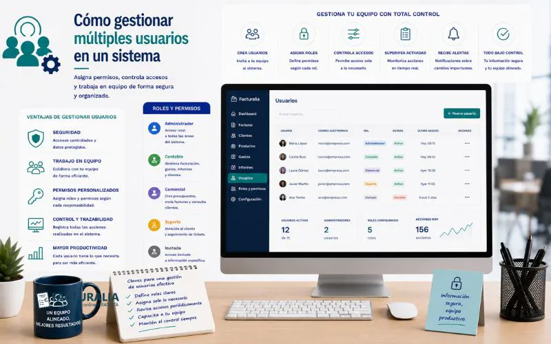 Facturalia (7) gestionar multiples usuarios