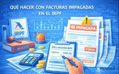 Qué hacer con facturas impagadas en el IRPF