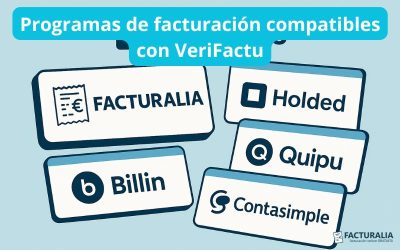 Programas de facturación compatibles con VeriFactu