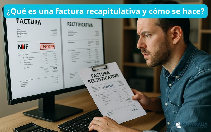 Modificar una factura