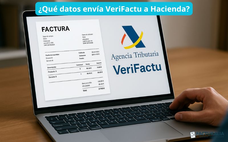 datos envía VeriFactu a Hacienda
