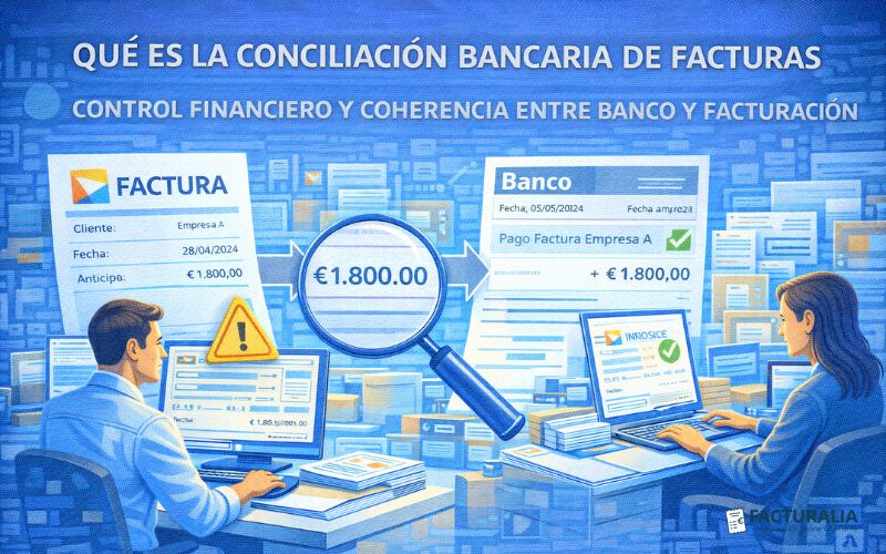 Qué es la conciliación bancaria de facturas: control financiero y coherencia entre banco y facturación Qué es la conciliación bancaria de facturas: control financiero