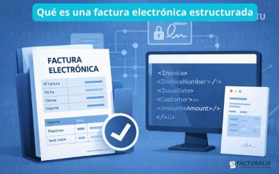 Qué es una factura electrónica estructurada