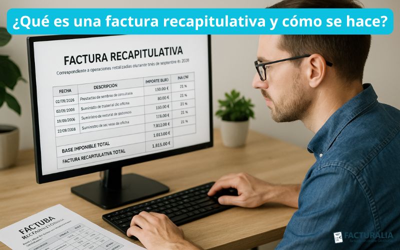 factura recapitulativa