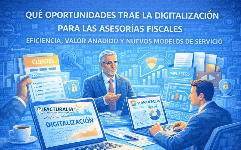 Qué oportunidades trae la digitalización para las asesorías fiscales: eficiencia, valor añadido y nuevos modelos de servicio Qué oportunidades trae la digitalización para las asesorías fiscales