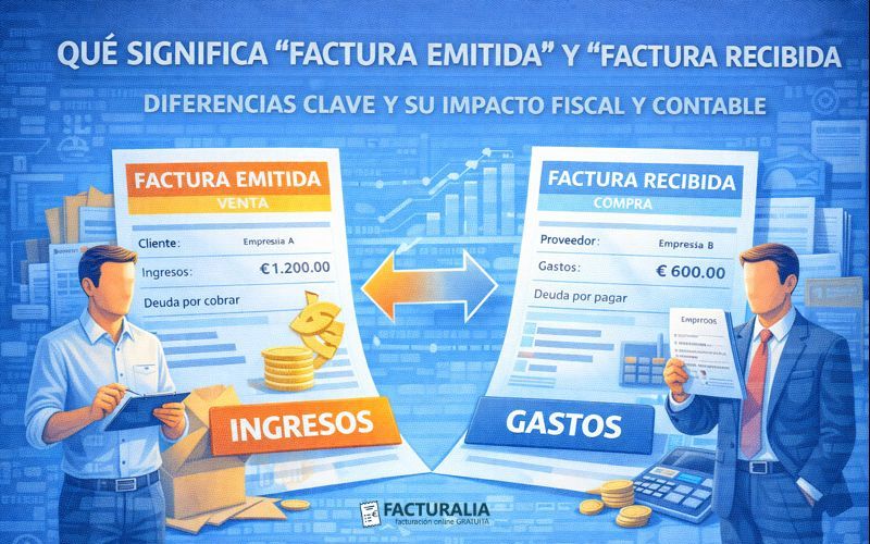 Qué significa “factura emitida” y “factura recibida”: diferencias clave y su impacto fiscal y contable Qué significa “factura emitida” y “factura recibida"