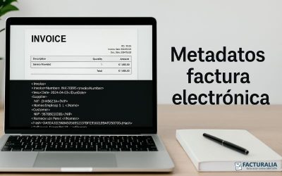 Qué son los metadatos en una factura electrónica
